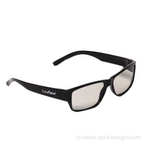 Le-Vision Circular Plastic Passive 3D Glasses for Watching 3D Film at Cinema and Home Theater